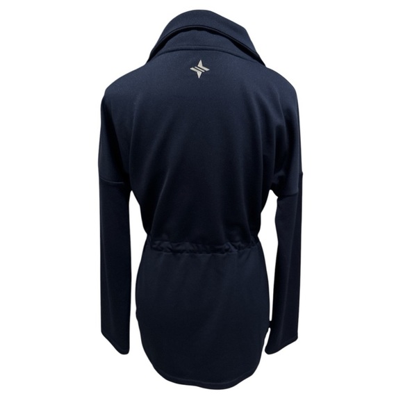 NWOT TUCKERNUCK TNUCK SPORT Navy Cinched Natalie Quarter Zip Sz XS - Picture 8 of 12